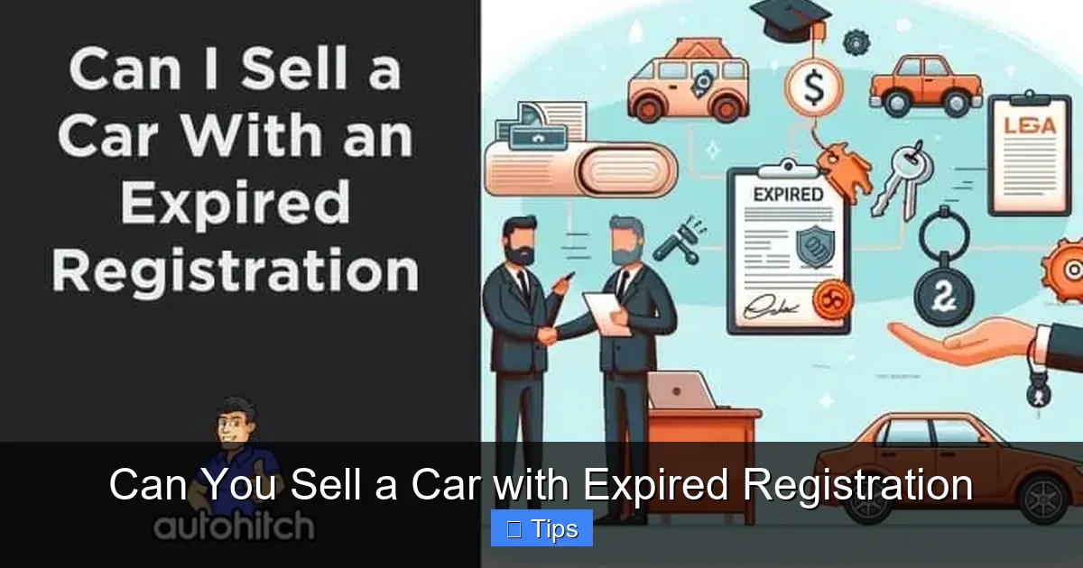 Can You Sell a Car with Expired Registration