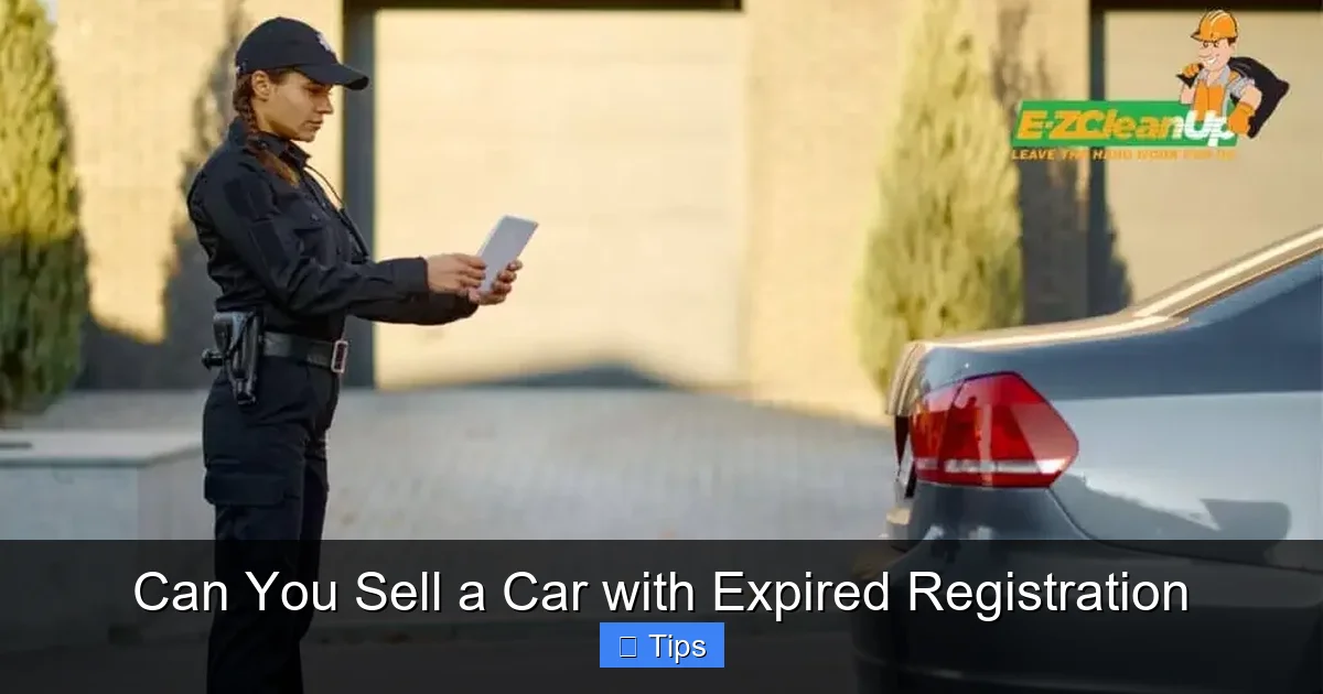 Can You Sell a Car with Expired Registration
