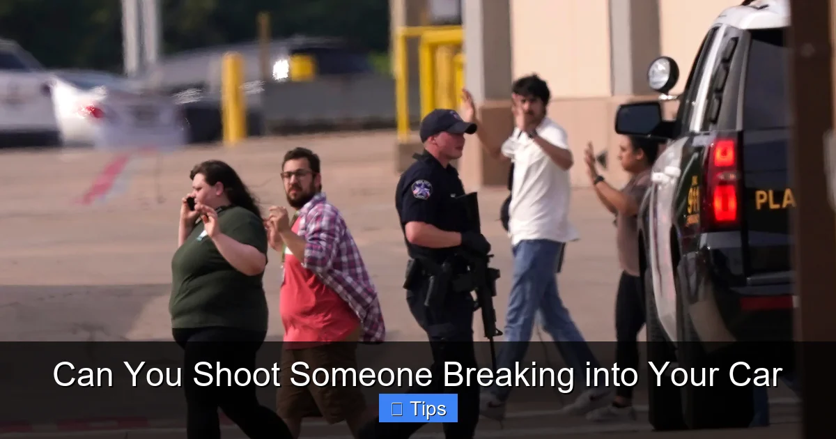 Can You Shoot Someone Breaking into Your Car