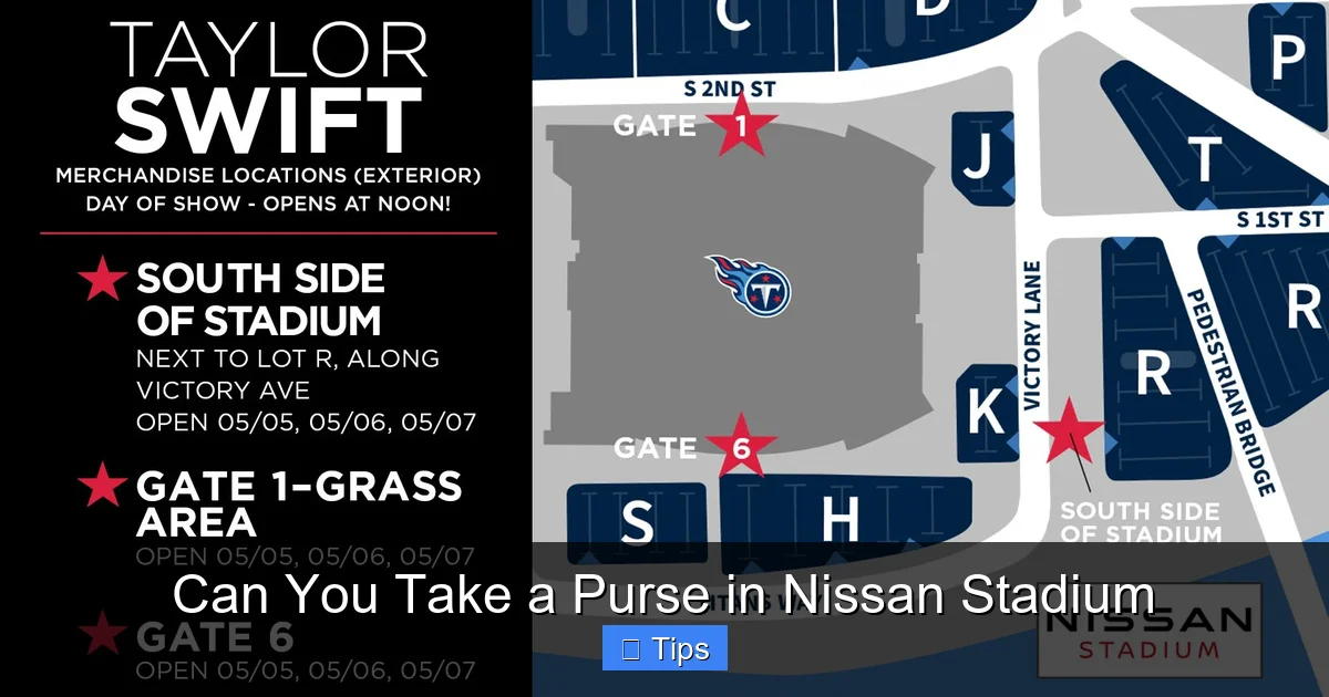 Can You Take a Purse in Nissan Stadium