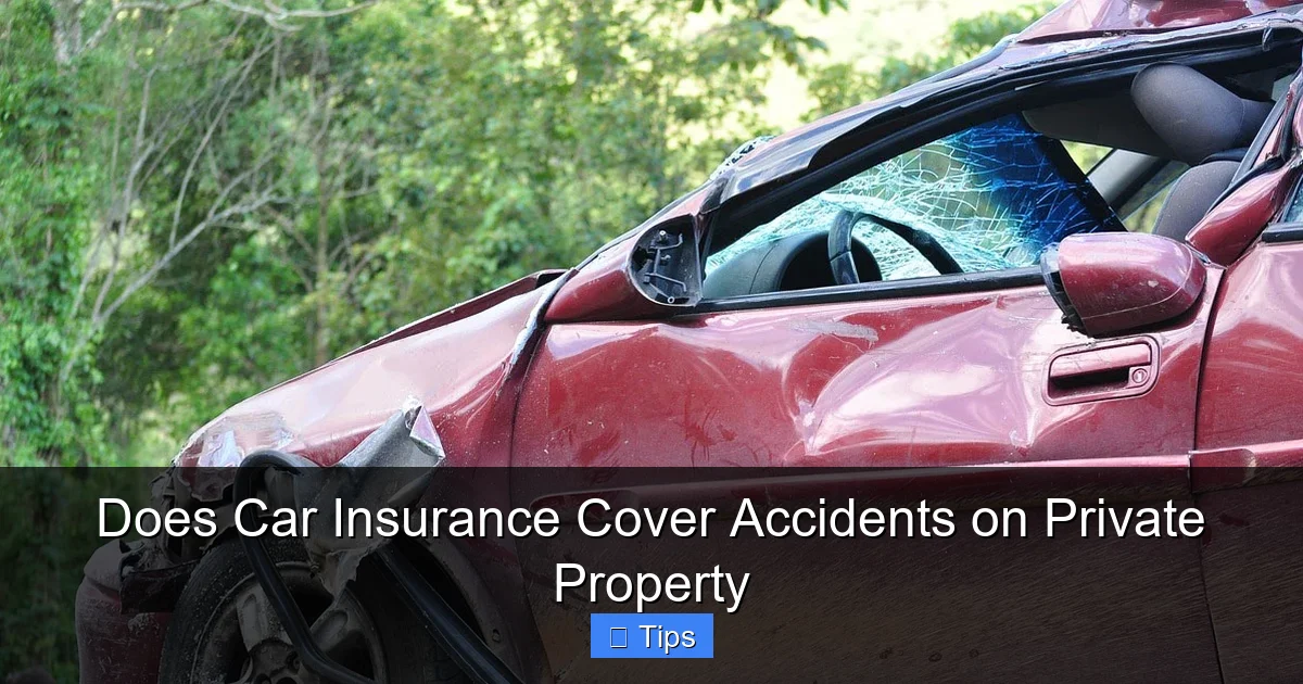 Does Car Insurance Cover Accidents on Private Property