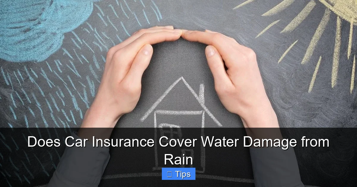 Does Car Insurance Cover Water Damage from Rain