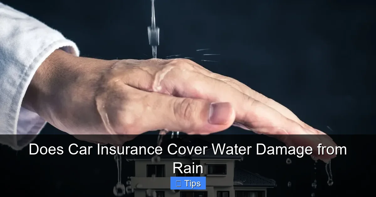 Does Car Insurance Cover Water Damage from Rain