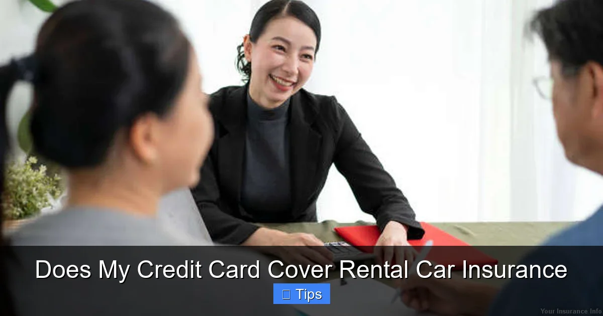 Does My Credit Card Cover Rental Car Insurance