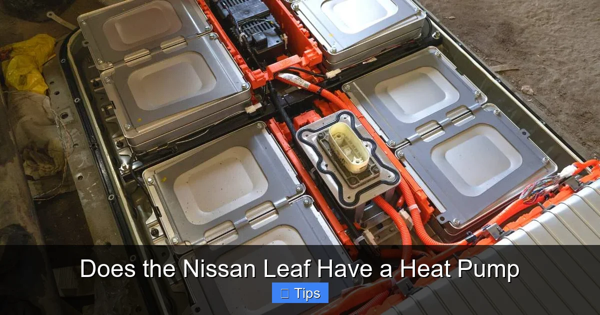 Does the Nissan Leaf Have a Heat Pump