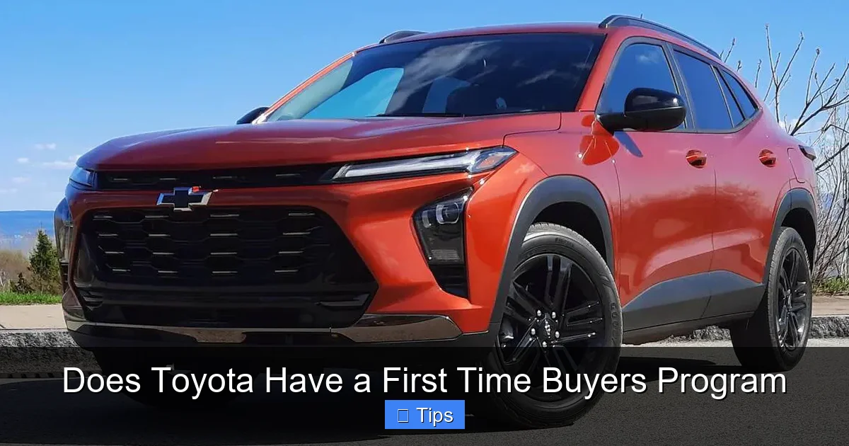 Does Toyota Have a First Time Buyers Program