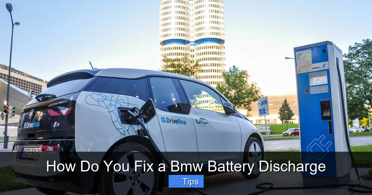 How Do You Fix a Bmw Battery Discharge