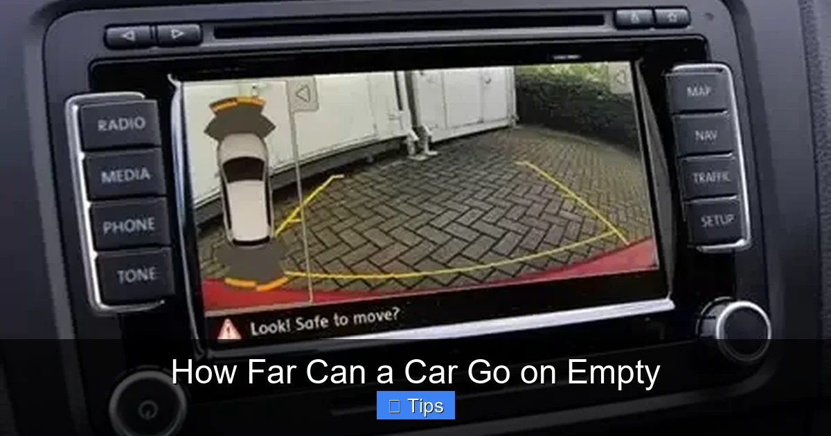 How Far Can a Car Go on Empty