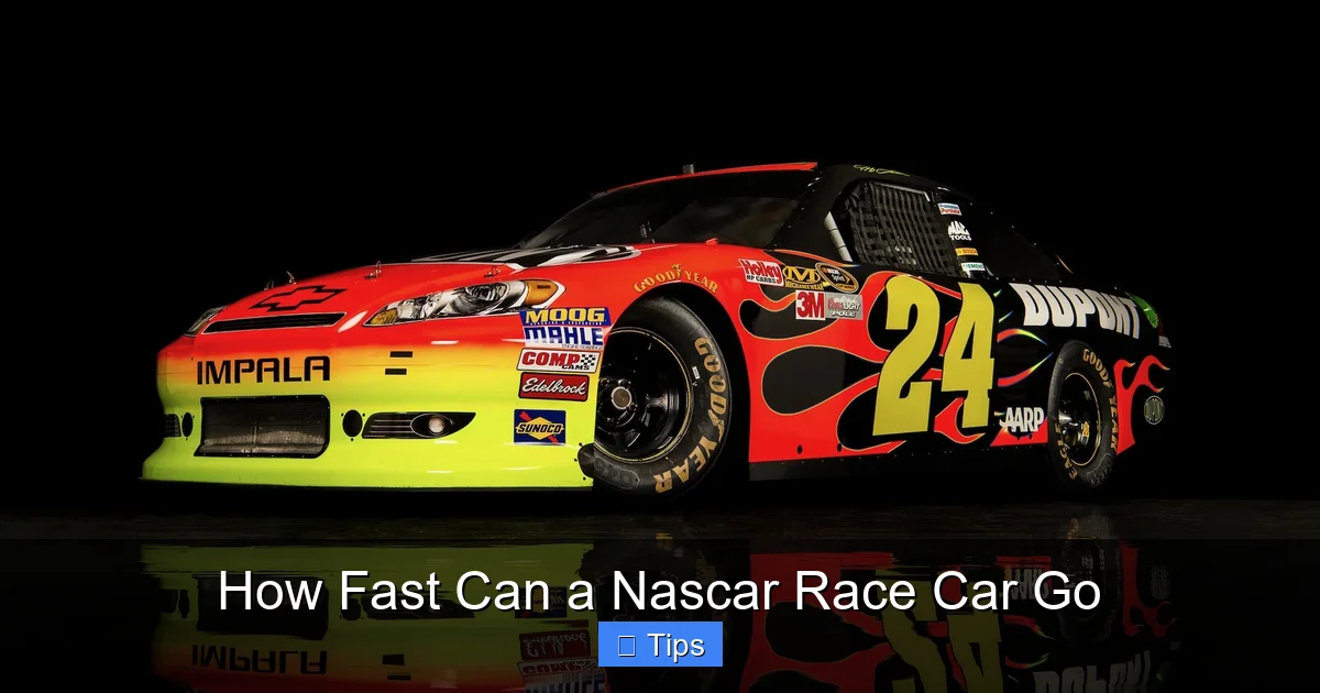 How Fast Can a Nascar Race Car Go