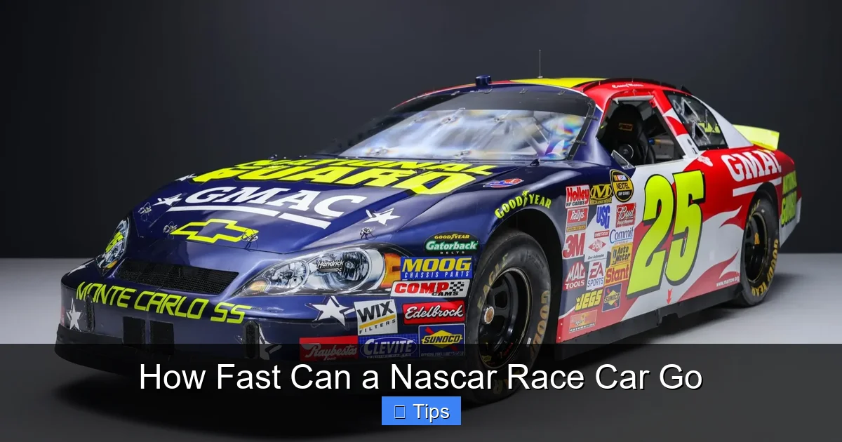 How Fast Can a Nascar Race Car Go