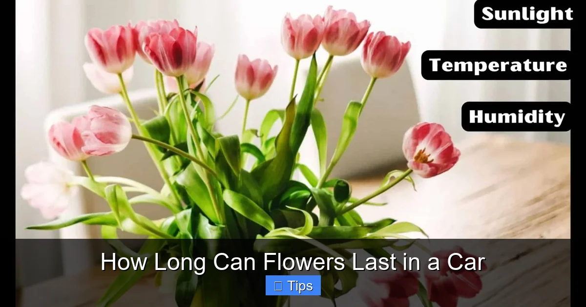 How Long Can Flowers Last in a Car