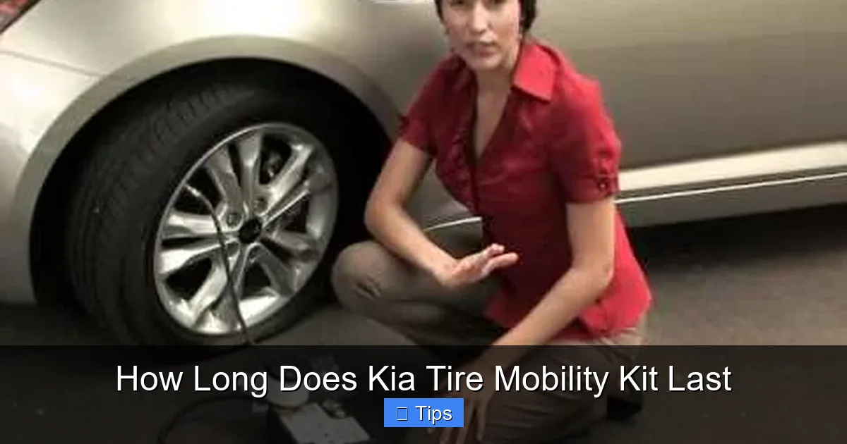 How Long Does Kia Tire Mobility Kit Last