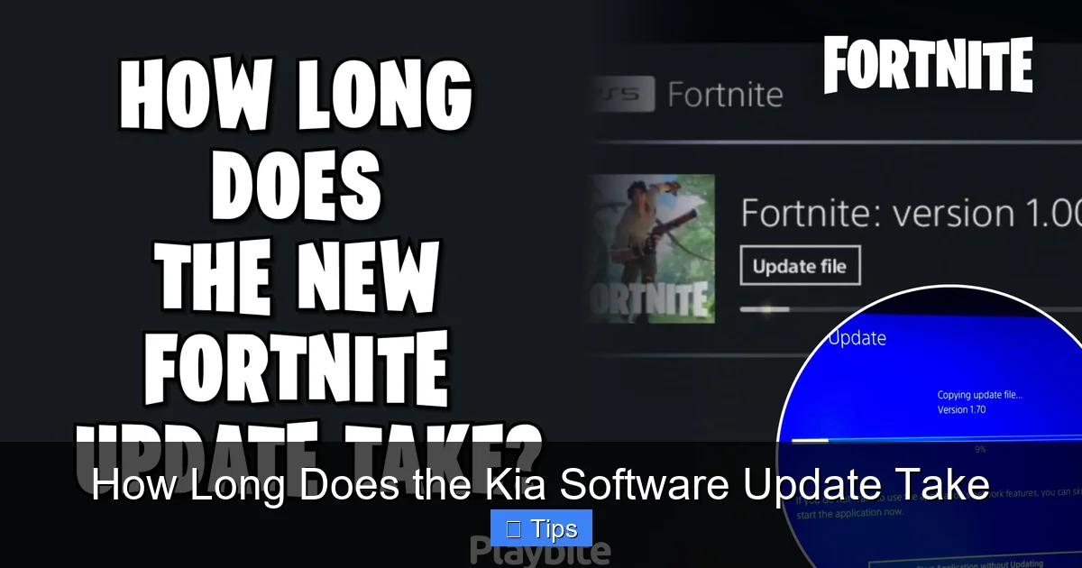 How Long Does the Kia Software Update Take