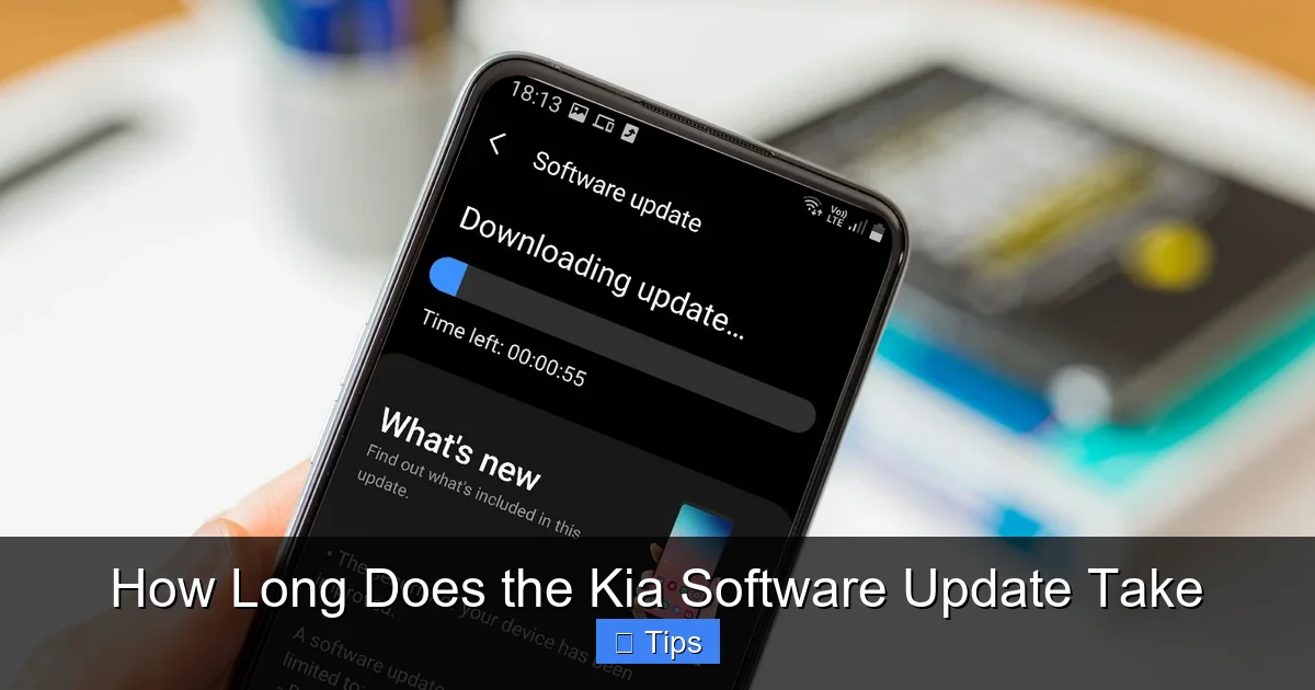 How Long Does the Kia Software Update Take