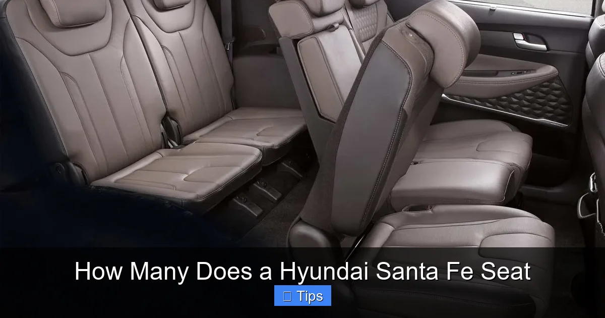 How Many Does a Hyundai Santa Fe Seat