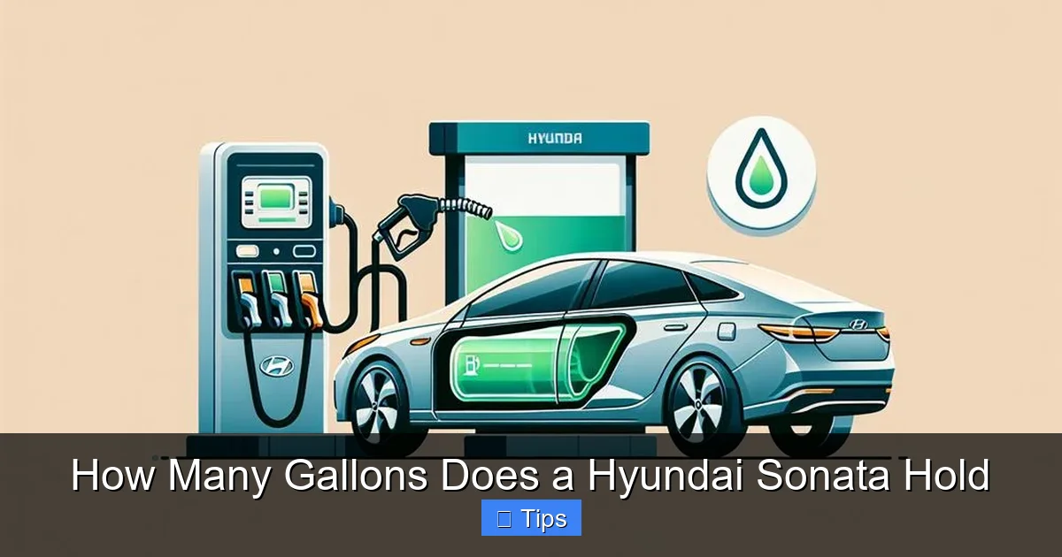 How Many Gallons Does a Hyundai Sonata Hold