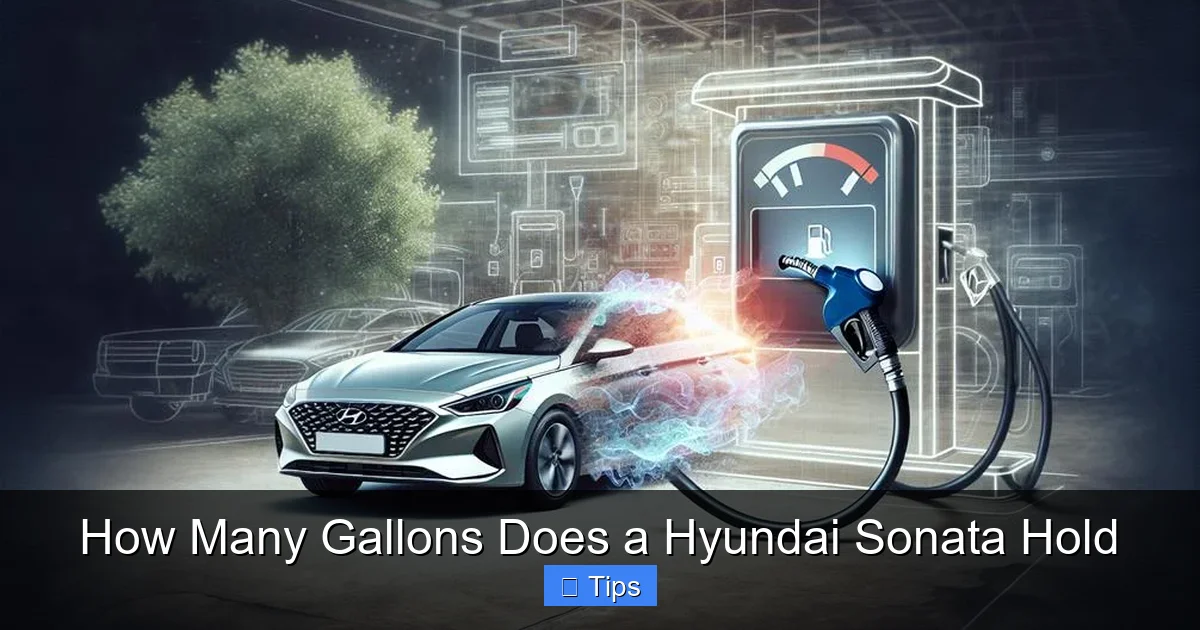 How Many Gallons Does a Hyundai Sonata Hold