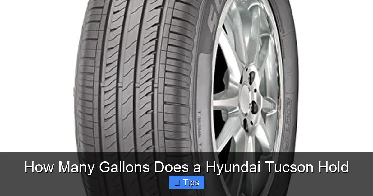 How Many Gallons Does a Hyundai Tucson Hold