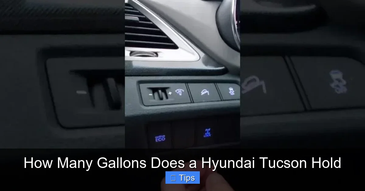 How Many Gallons Does a Hyundai Tucson Hold