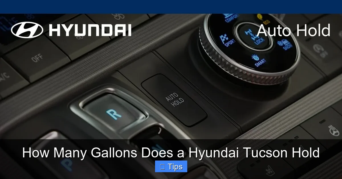 How Many Gallons Does a Hyundai Tucson Hold
