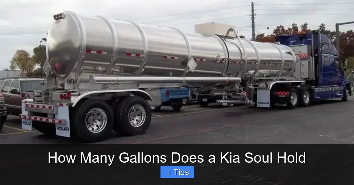 How Many Gallons Does a Kia Soul Hold