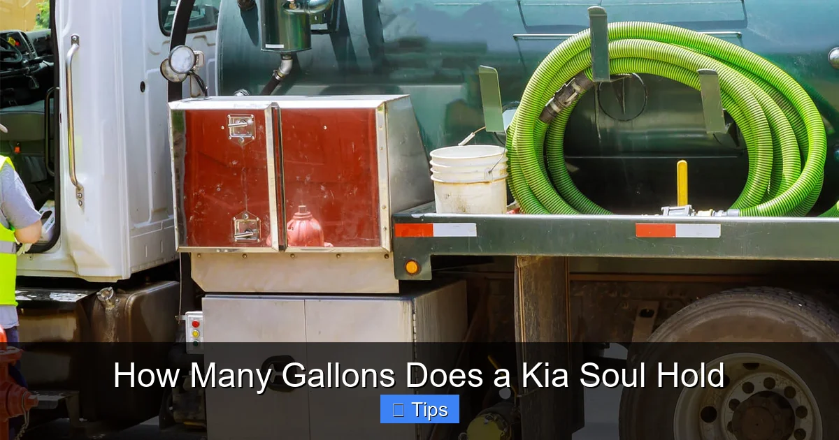 How Many Gallons Does a Kia Soul Hold