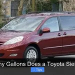 How Many Gallons Does a Toyota Sienna Hold