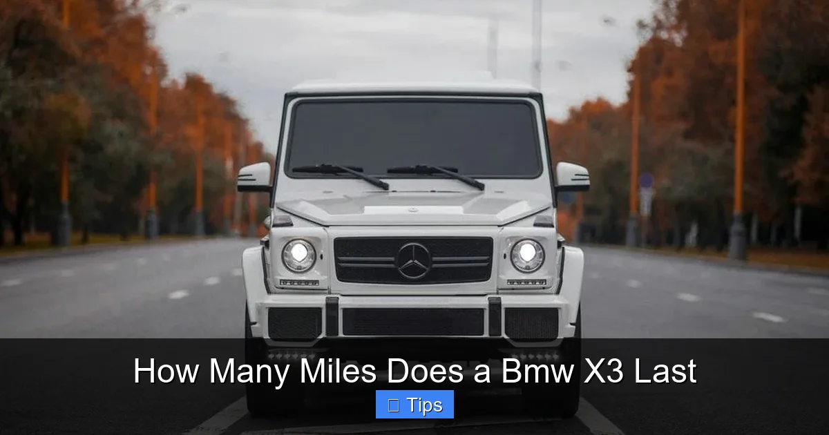 How Many Miles Does a Bmw X3 Last