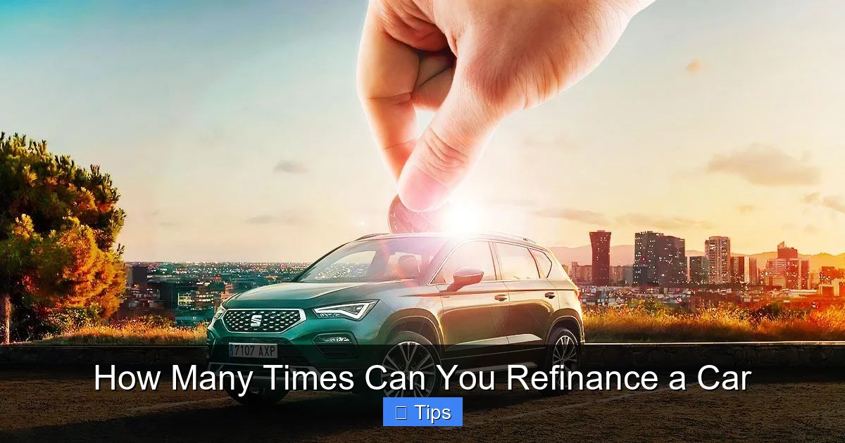 How Many Times Can You Refinance a Car