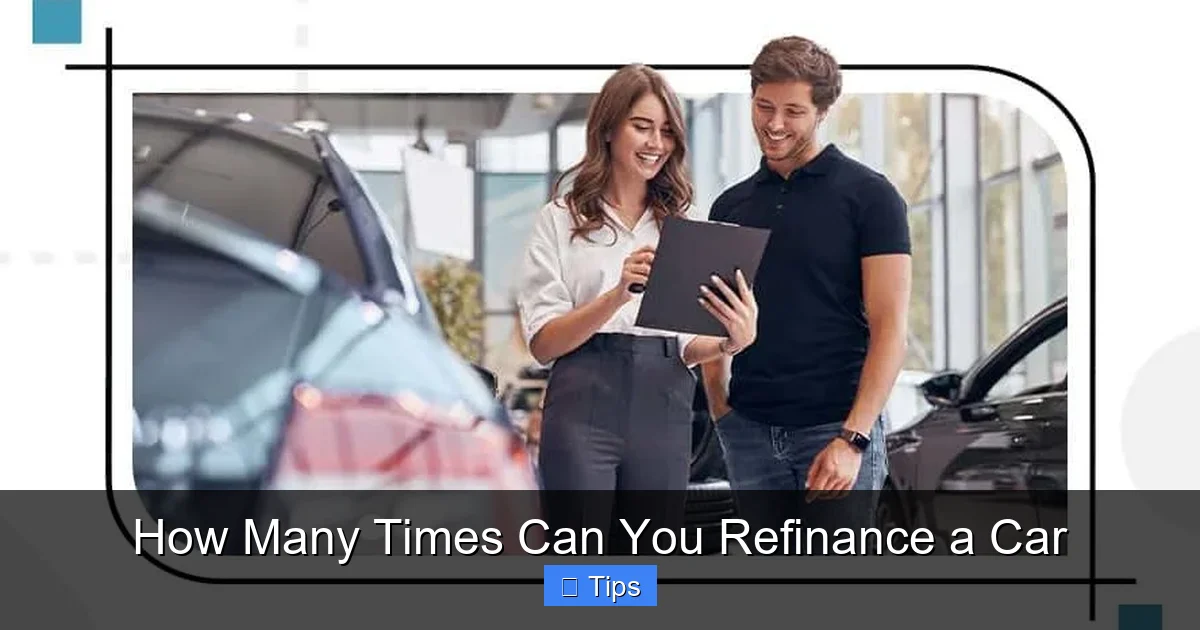 How Many Times Can You Refinance a Car