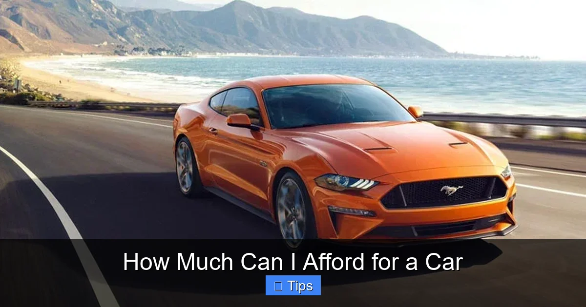 How Much Can I Afford for a Car