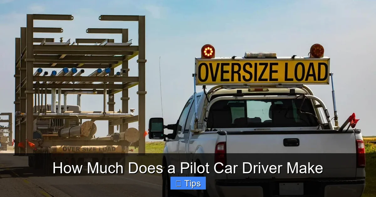 How Much Does a Pilot Car Driver Make