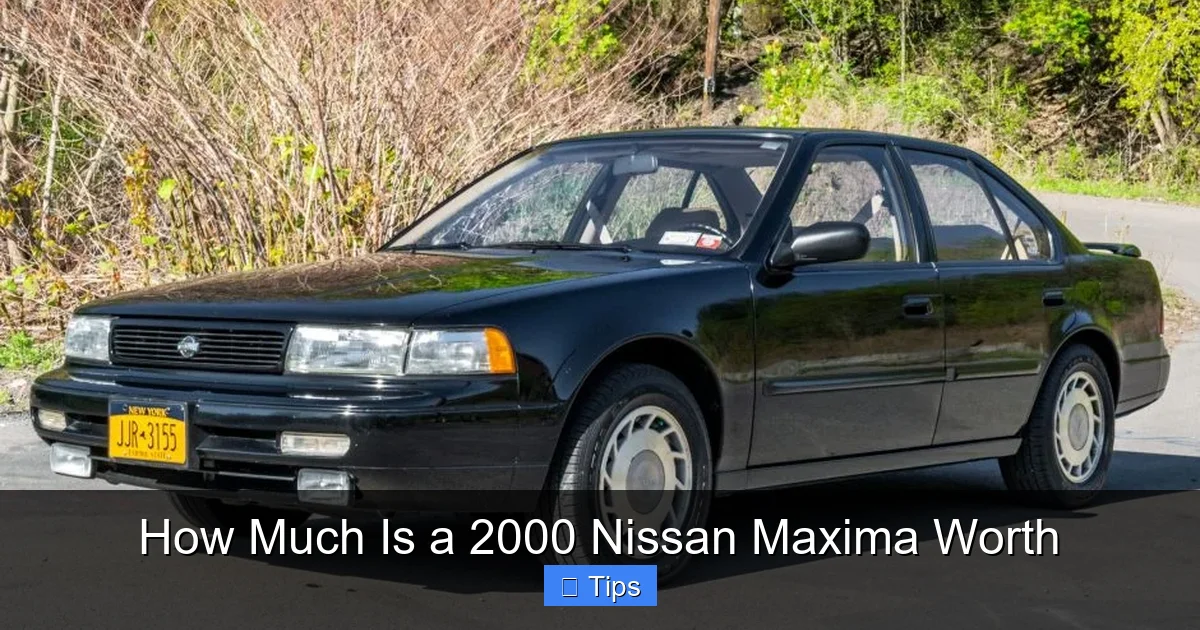 How Much Is a 2000 Nissan Maxima Worth
