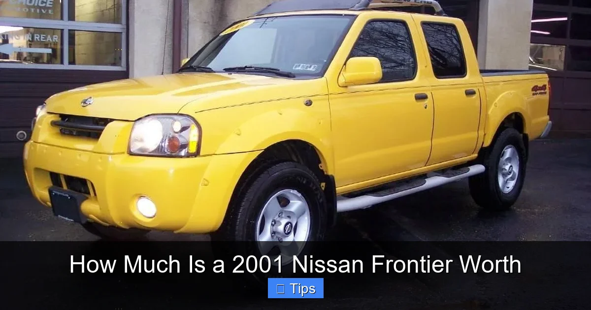 How Much Is a 2001 Nissan Frontier Worth