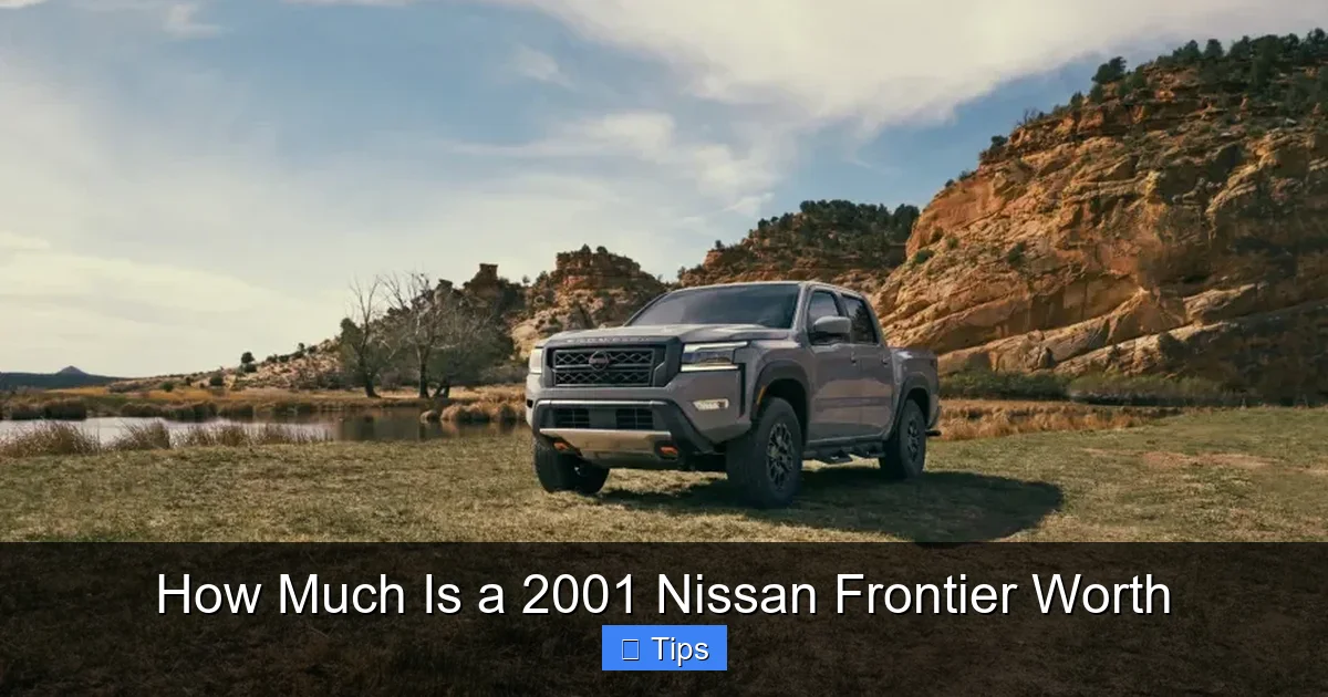 How Much Is a 2001 Nissan Frontier Worth