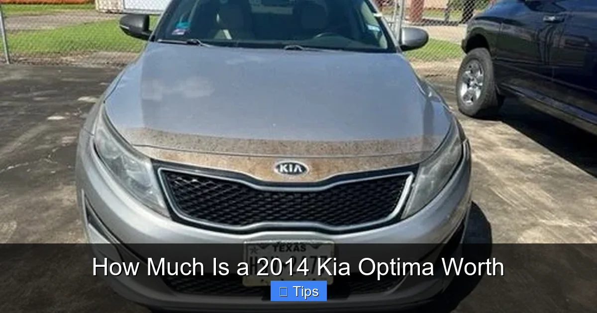 How Much Is a 2014 Kia Optima Worth