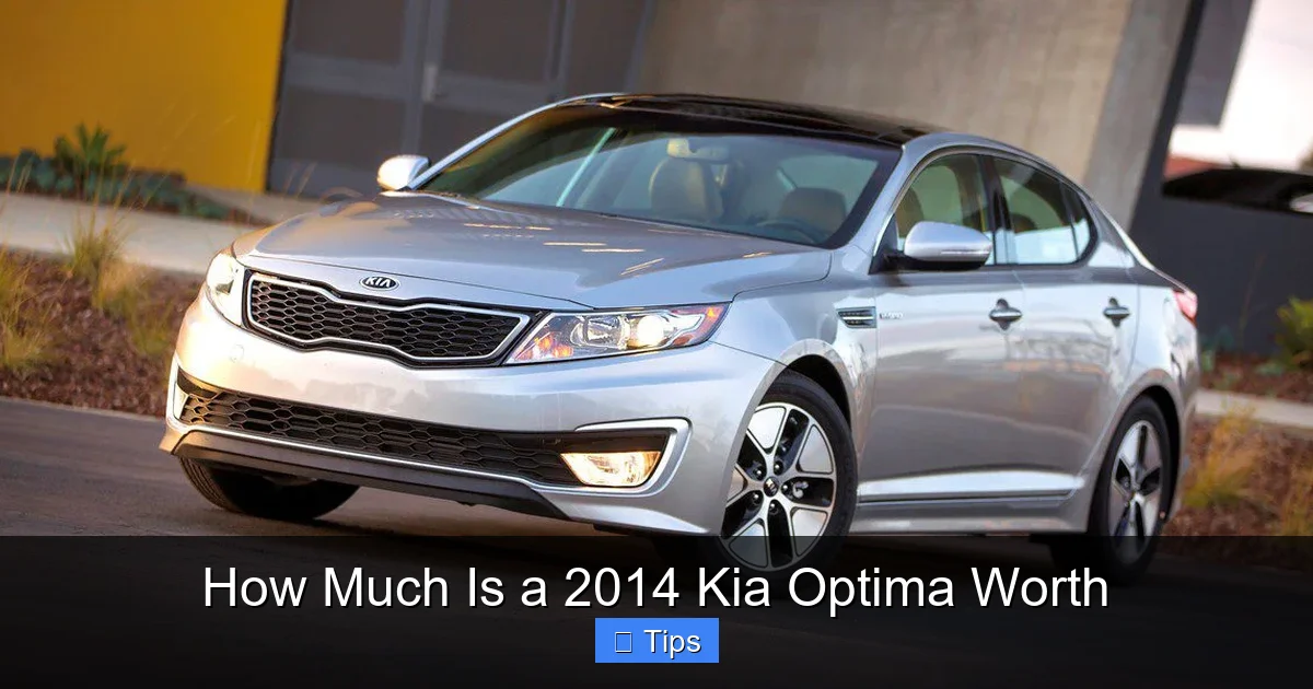 How Much Is a 2014 Kia Optima Worth