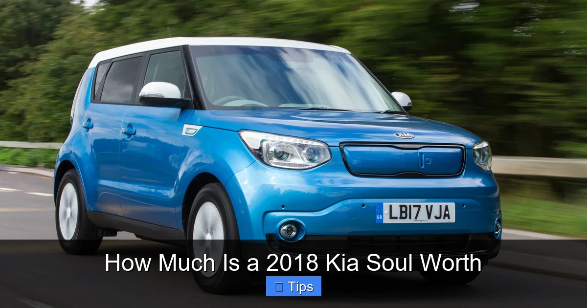 How Much Is a 2018 Kia Soul Worth