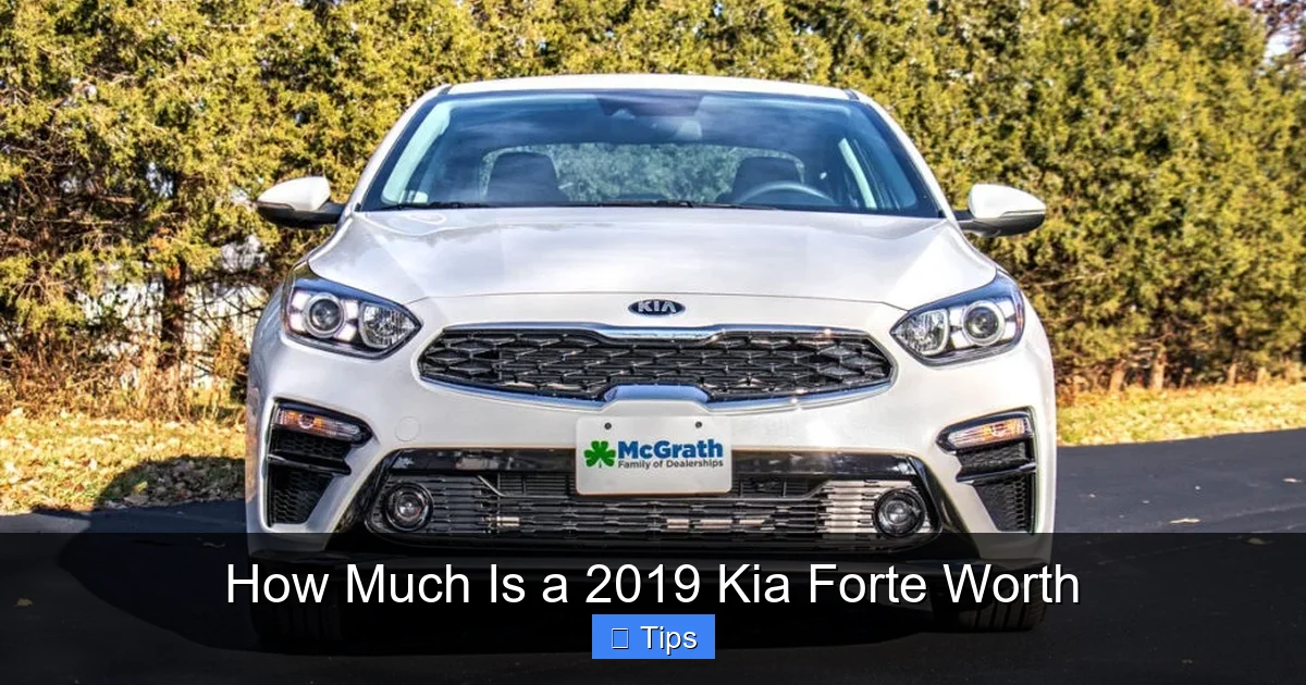 How Much Is a 2019 Kia Forte Worth
