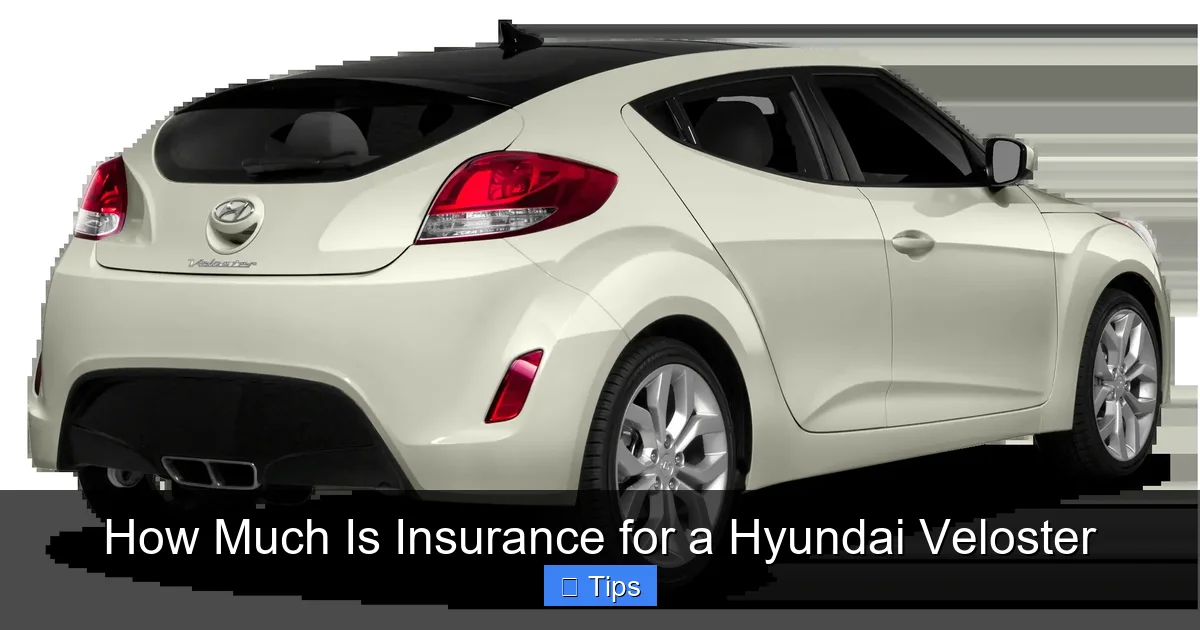 How Much Is Insurance for a Hyundai Veloster
