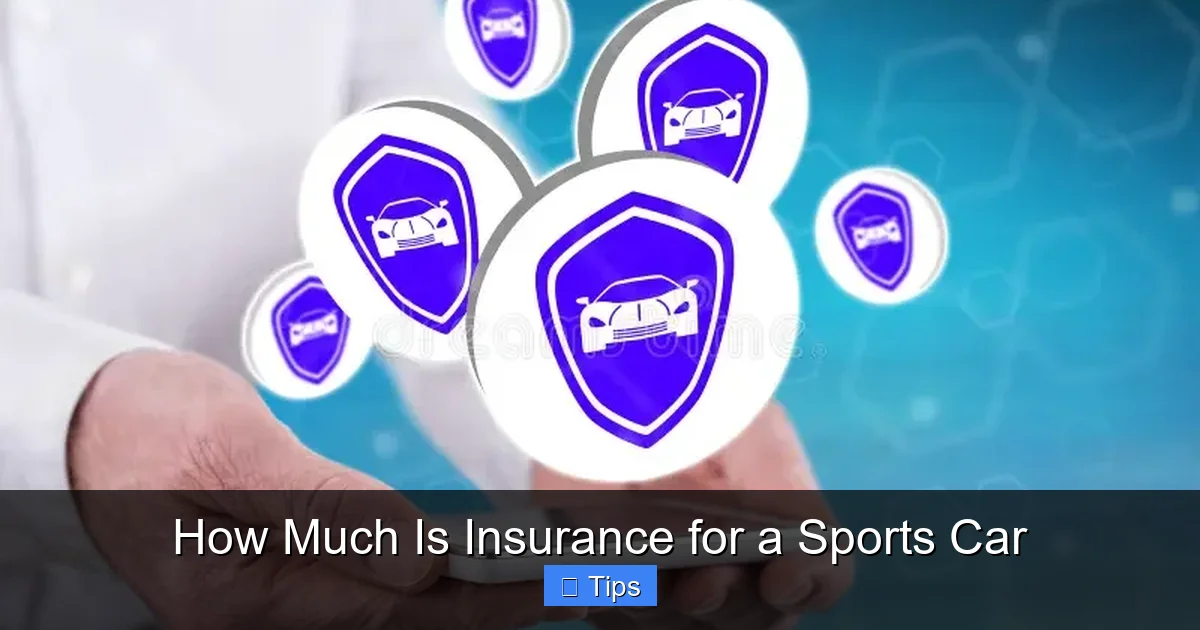 How Much Is Insurance for a Sports Car