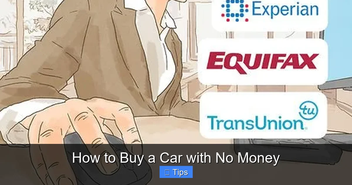 How to Buy a Car with No Money