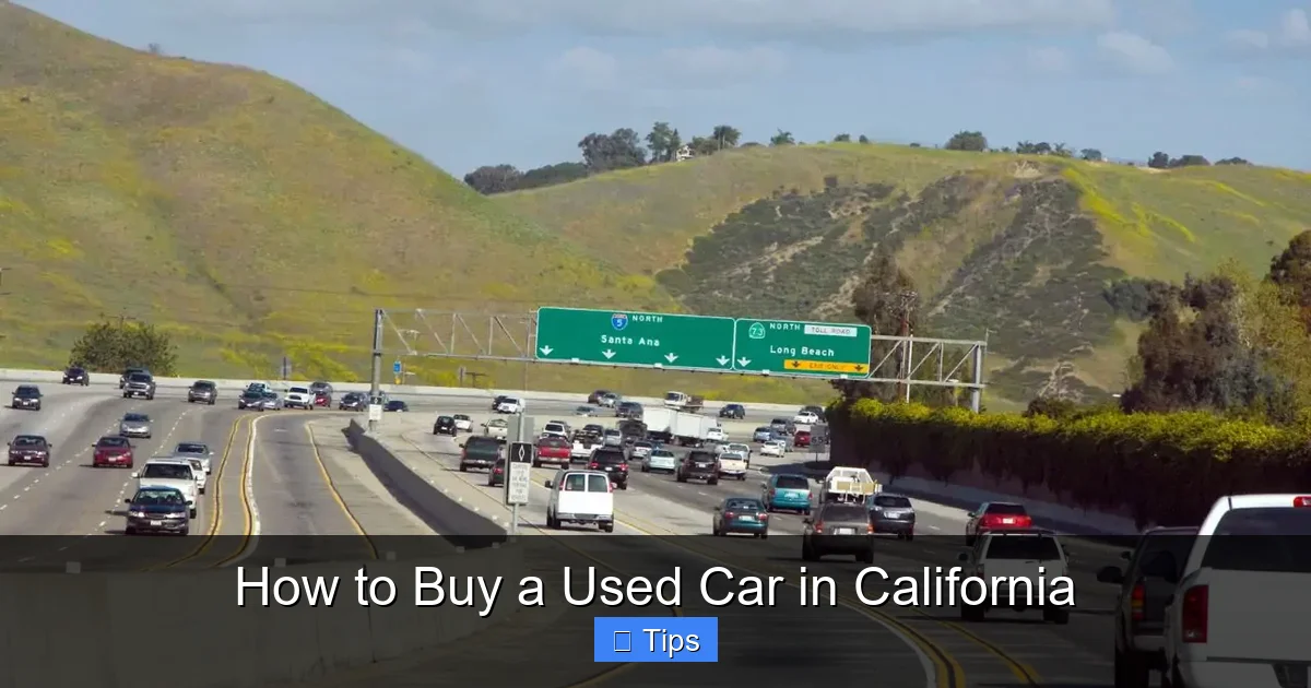 How to Buy a Used Car in California