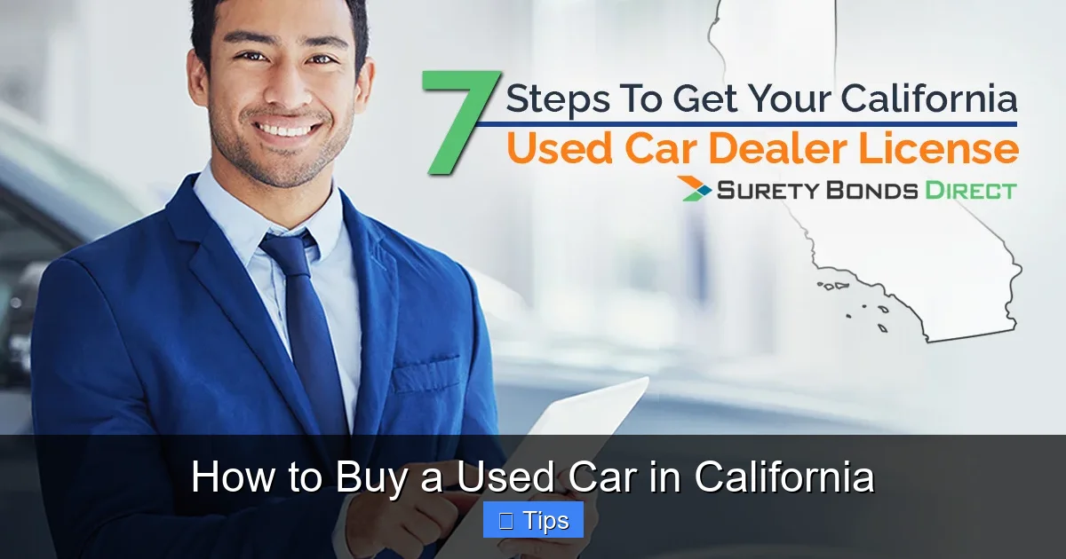 How to Buy a Used Car in California