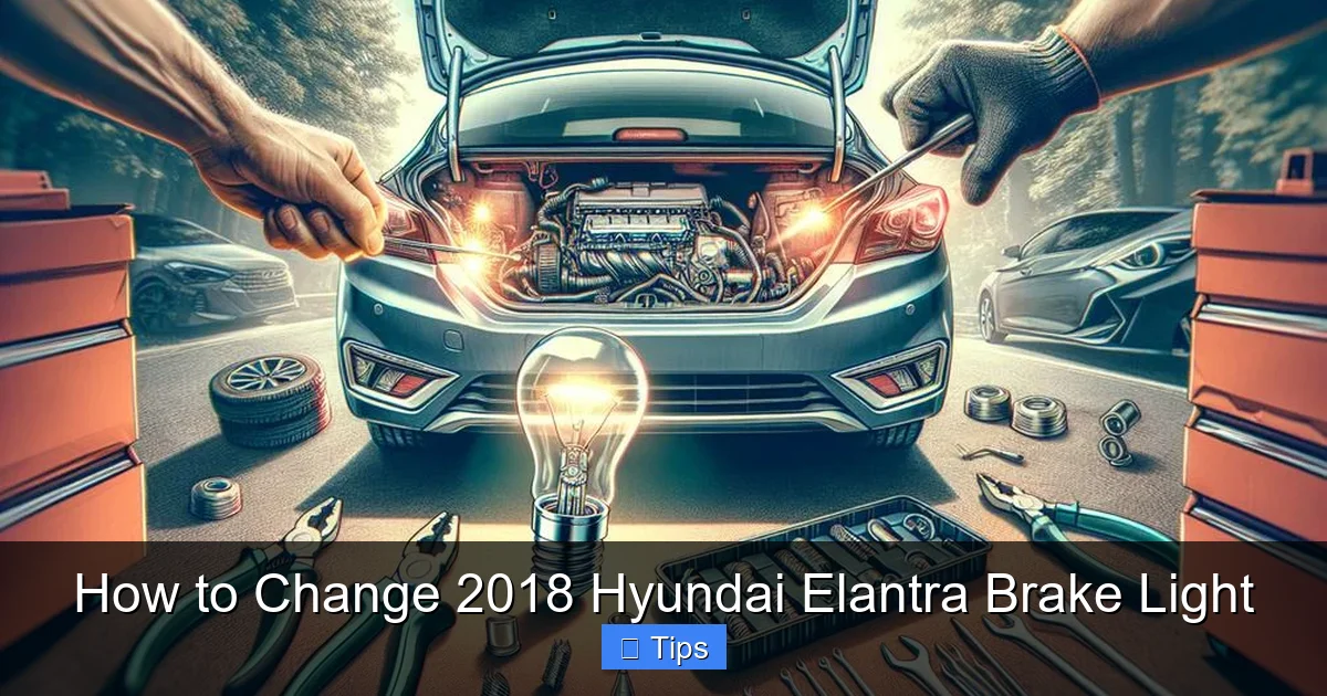 How to Change 2018 Hyundai Elantra Brake Light