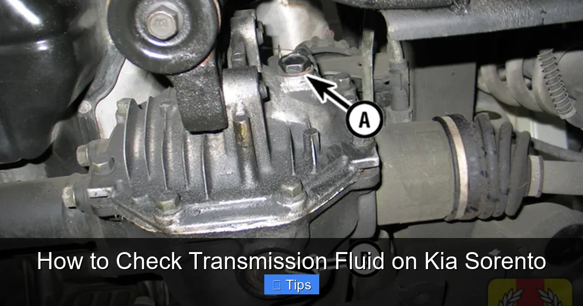 How to Check Transmission Fluid on Kia Sorento