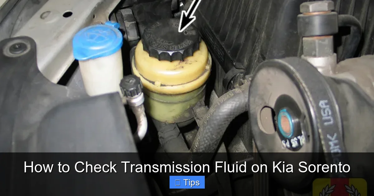 How to Check Transmission Fluid on Kia Sorento