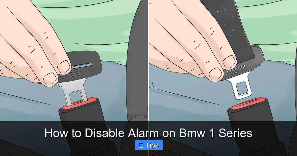 How to Disable Alarm on Bmw 1 Series