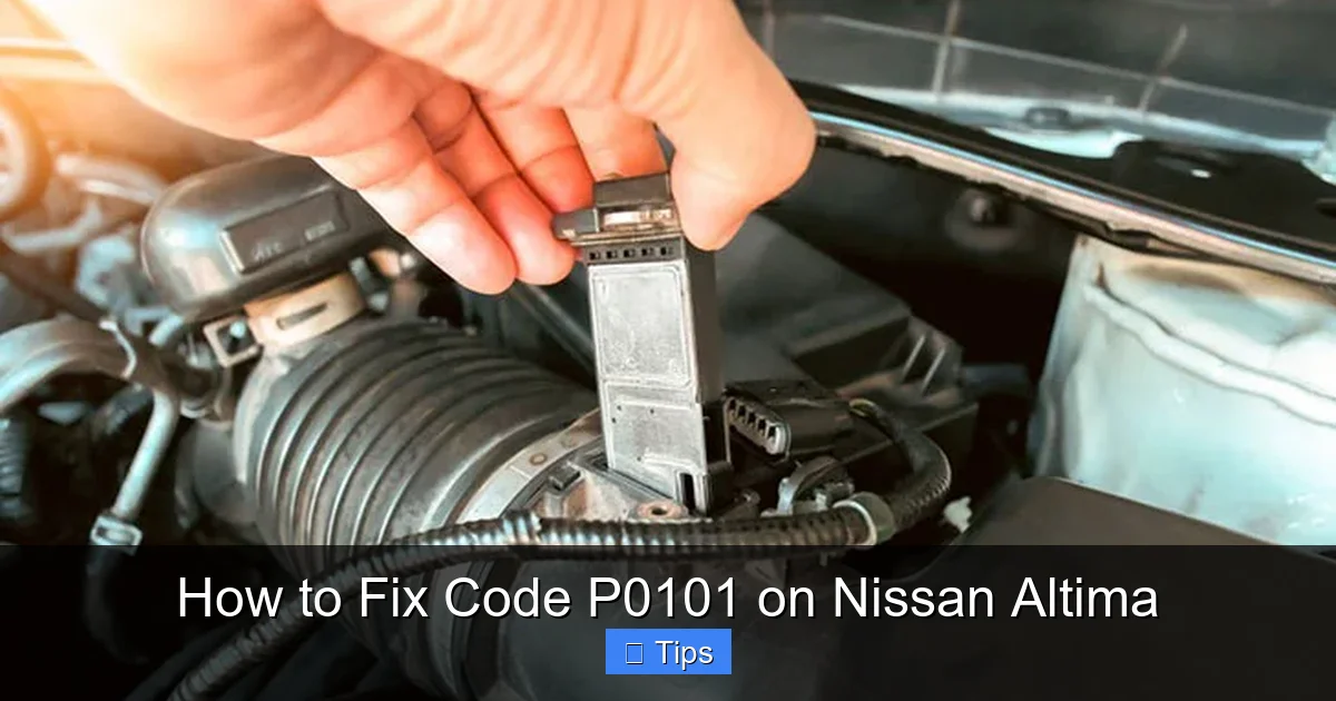 How to Fix Code P0101 on Nissan Altima