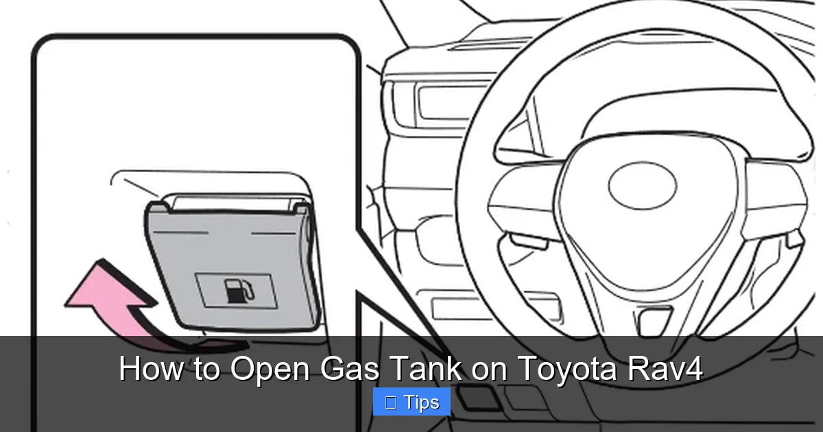 How to Open Gas Tank on Toyota Rav4